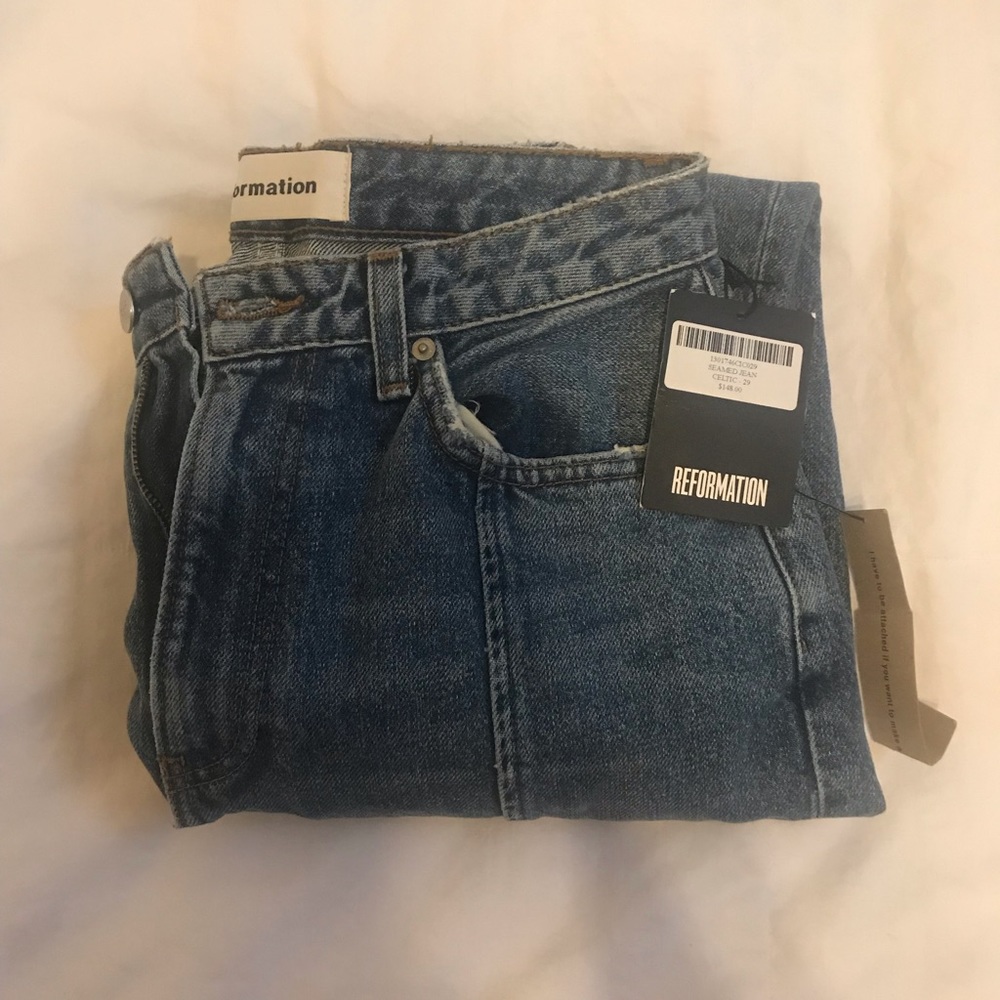 Reformation Straight Leg Jeans - Picture 3 of 6